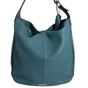 COACH Avery Pebbled Leather Tassel Hobo Shoulder Slim Bucket Bag w/ Tag F23309